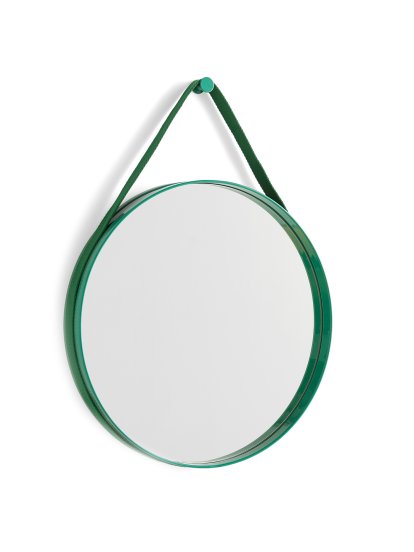 Miroir Strap No 2, ø 50 cm, Vert
