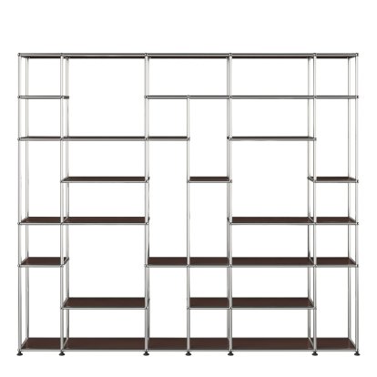 USM Haller Étagère de salon XXL, Marron USM
