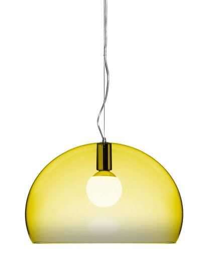Suspension FL / Y, Transparent, Jaune