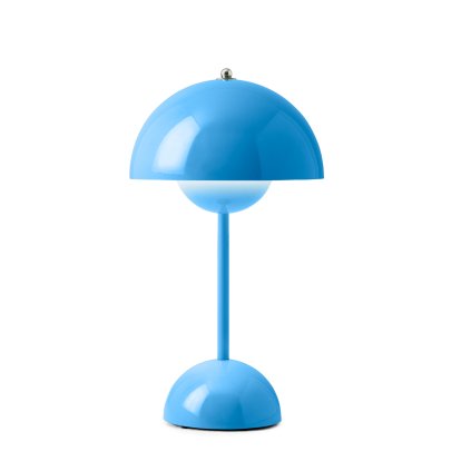Lampe Flowerpot VP9 portable, Bleu de bain