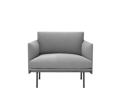 Outline Studio Chair, Tissu Steelcut Trio gris
