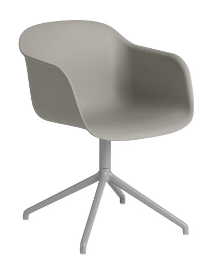 Fauteuil Fiber Swivel, Gris