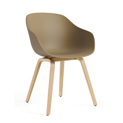 Chaise About A Chair AAC 222, Chêne laqué, Clay 2.0