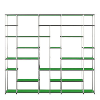 USM Haller Étagère de salon XXL, Vert USM