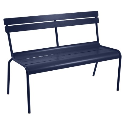Banc à dossier Luxembourg, Bleu abysse