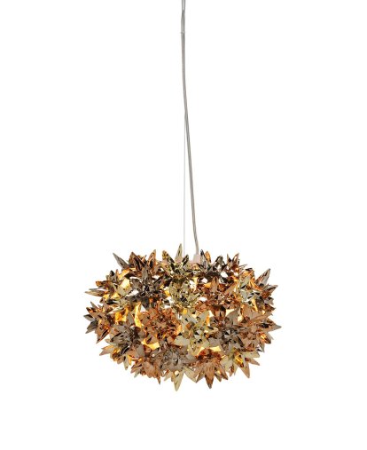 Suspension métallique Bloom, Petit (ø 28 cm), Or-Bronze-Cuivre