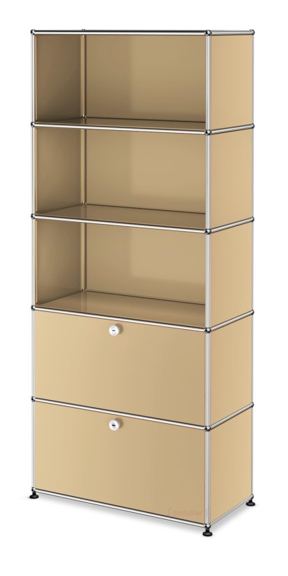 Étagère à dossiers USM Haller 2 portes battantes, Beige USM