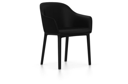 Softshell Armchair, Basic dark, Plano, Nero, Patins en feutre pour sols durs