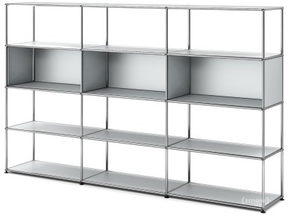 Étagère de salon USM Haller XL Type 1, Argent mat USM