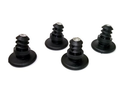 Patins (1 lot) pour chaises Vitra, Pour DSX/DAX/DKX/DAL/DSS/DSS-N/LCM, Patins pour moquette, basic dark
