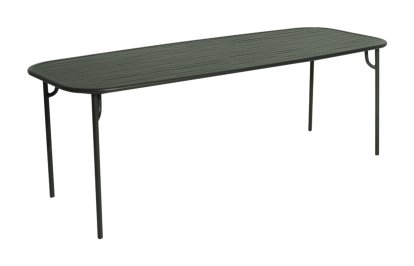 Table Week-End, L (220 x 85 cm), Vert bouteille