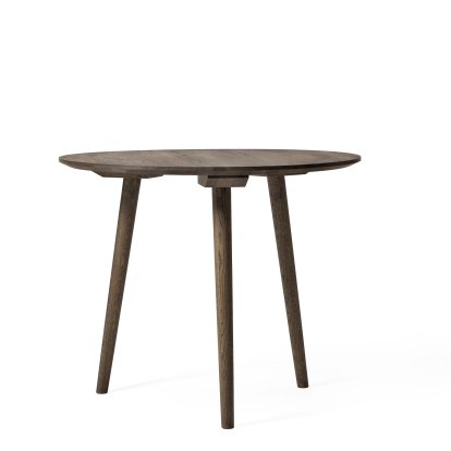 Table ronde In Between SK3 / SK4, Ø 90 cm, Chêne fumé huilé