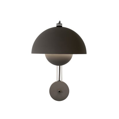 Applique murale Flowerpot VP8, Noir mat