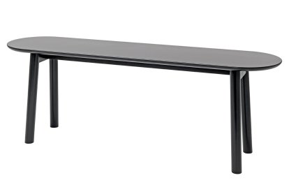 Banc Mala, L 120 x P 30 cm, Noir