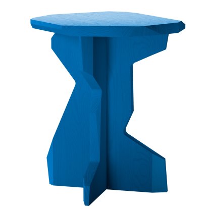 Tabouret Fels, Frêne Berlin bleu
