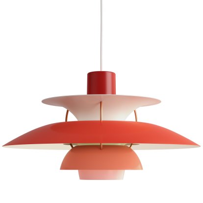 Suspension PH 5 500, Teintes de rouge