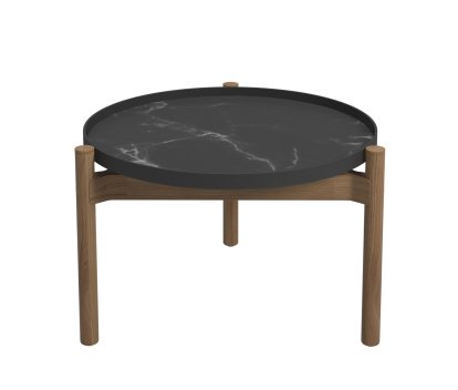 Table basse & d'appoint Sepal , Ø 60 x H 41 cm, Nero