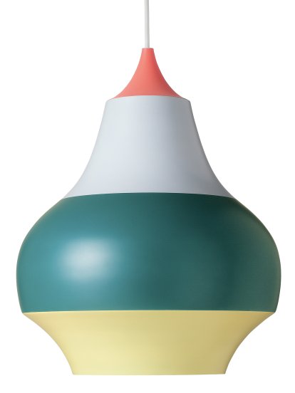Suspension Cirque, Grande: Ø 38 x H 47,8 cm, Rouge  