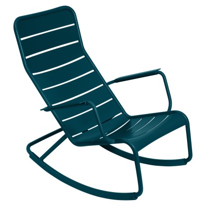 Chaise à bascule Luxembourg , Bleu acapulco