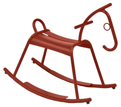 Cheval à bascule Adada, Ocre rouge