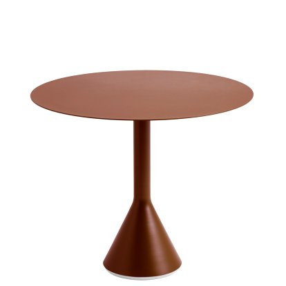 Table Palissade Cone, Ø 90 x H 74, Rouge oxyde