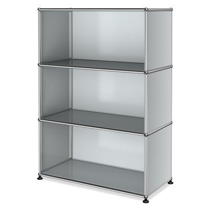 Meuble haut Highboard M ouvert, Gris clair RAL 7035