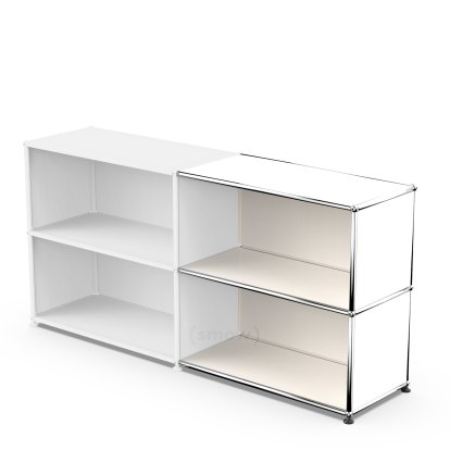 Kit d’extension horizontale USM Haller 2, Blanc pur RAL 9010, 35 cm