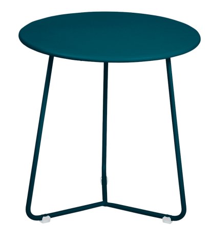 Table d'appoint Cocotte, Bleu acapulco
