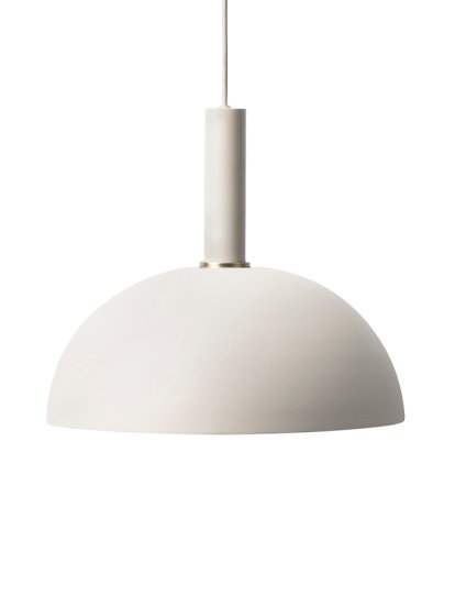 Collect Lighting, Haut, Gris clair, Dome, Light grey
