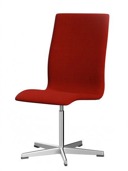 Chaise Oxford, Sans accotoirs, Dossier moyen, Piètement fixe, Hallingdal 65, 600 - Orange