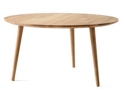 Table d'appoint In Between, Ø 90 cm, Chêne huilé