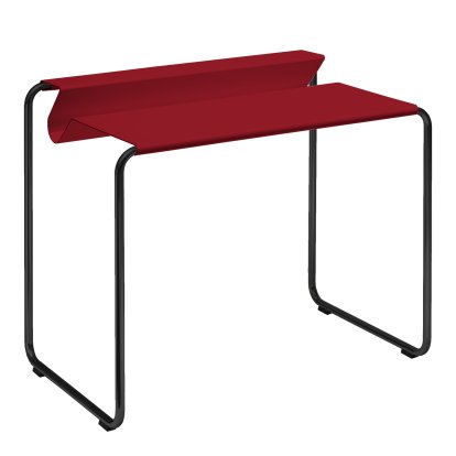 Secrétaire PS07, Rouge rubis (RAL 3003), Sans sous-main, Noir profond (RAL 9005)