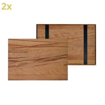 Plateau en bois (set de 2) pour étagères USM Haller, taille L, 50 cm x 35 cm,  Coeur de hêtre