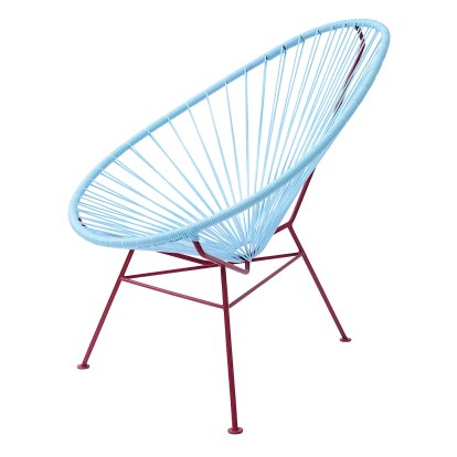 Chaise Acapulco Classic, Mex bleu / rouge granat