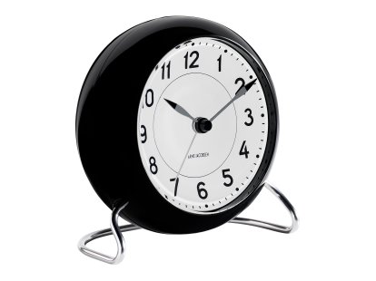 Horloge de table AJ Station, noir / blanc