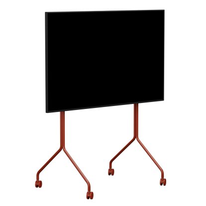 Support TV Moon, Tall, Rouge flamboyant