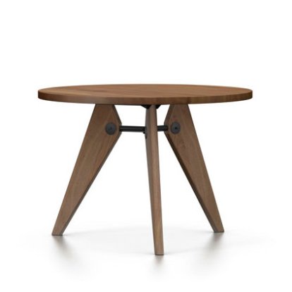 Table Guéridon, 1050 mm, Noyer américain massif huilé