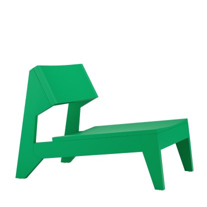 Chaise Lounge Schulz, Frêne émeraude