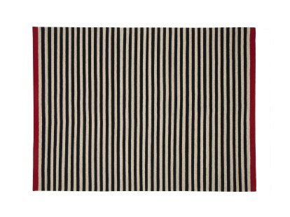 Tapis Rosemary, 170 x 240 cm, Noir/beige