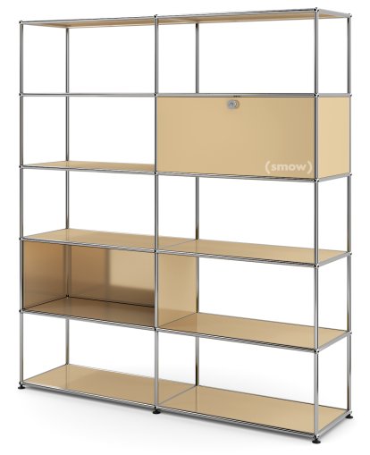 Étagère L USM Haller , Beige USM