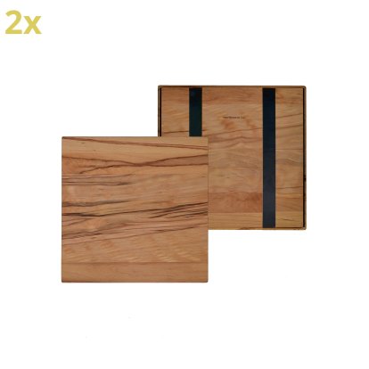 Plateau en bois (set de 2) pour étagères USM Haller, taille L, 35 cm x 35 cm,  Coeur de hêtre