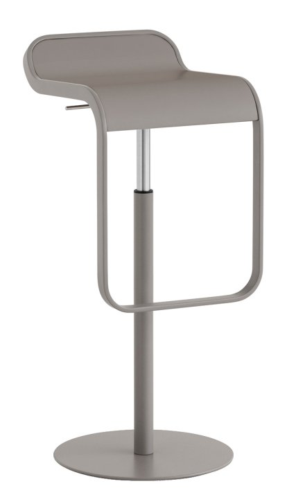 Tabouret LEM, 66-79 cm, Verni taupe