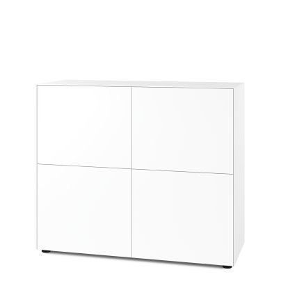 Nex Pur Box 2.0 avec portes, 40 cm, H 100 cm x B 120 cm (avec deux portes doubles), Blanc