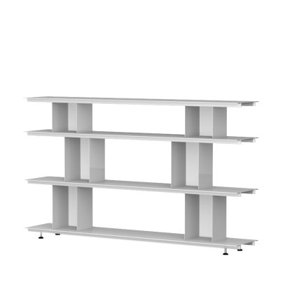 Étagère Zoll D, Gris clair, 180 cm, H 33 cm / H 33 cm / H 22 cm