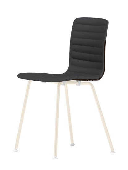 HAL Ply Tube, Chêne foncé, Revêtement thermolaqué ivoire, Plano gris foncé