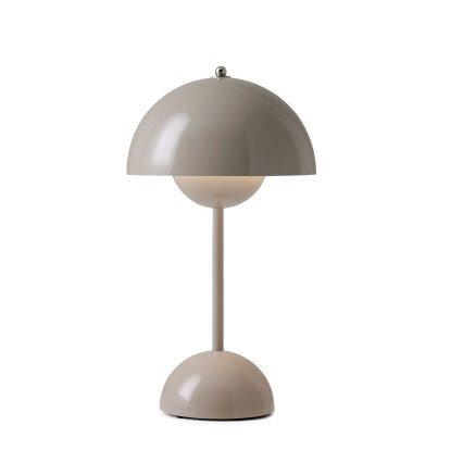 Lampe Flowerpot VP9 portable, Gris beige  