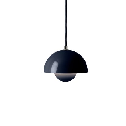 Suspension Flowerpot VP10, Bleu acier