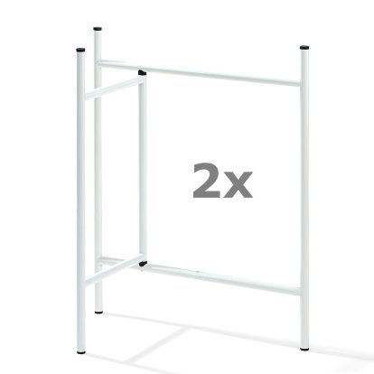 Tréteau Eiermann 3 (1 lot de 2), 58 cm, 39 cm, Blanc