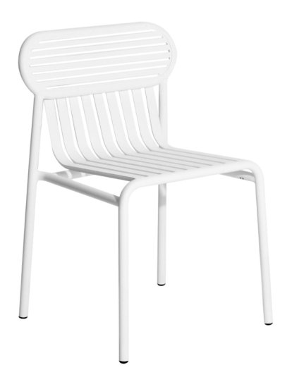 Chaise Week-End, Sans accotoirs, Blanc