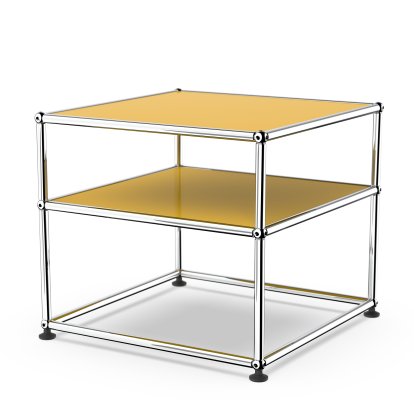 USM Haller table d'appoint Type 2, Métal, Jaune or RAL 1004